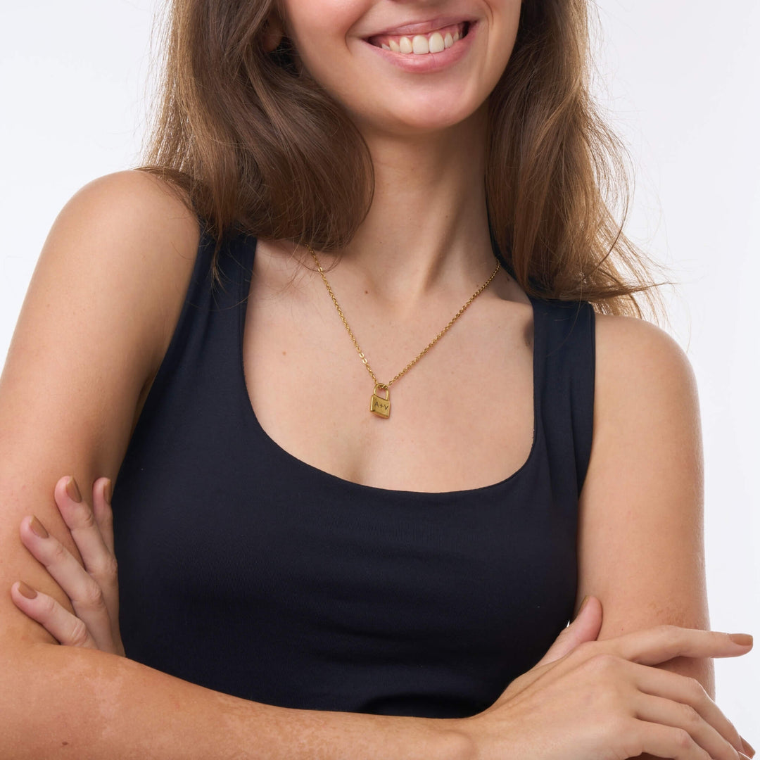 Personalized Lock Necklace