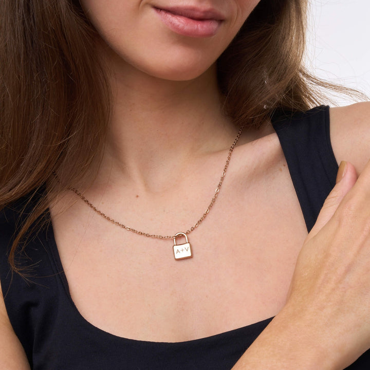 Personalized Lock Necklace