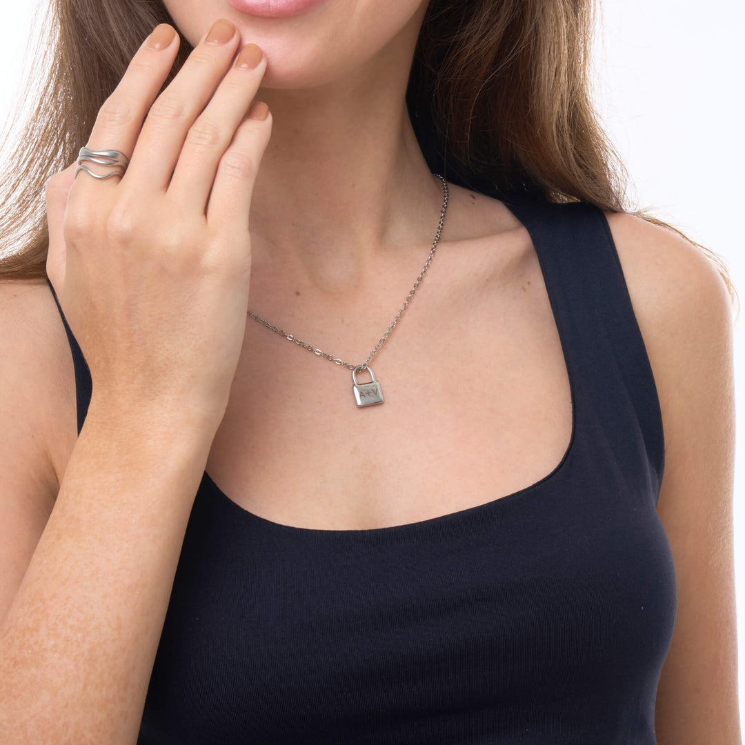 Personalized Lock Necklace