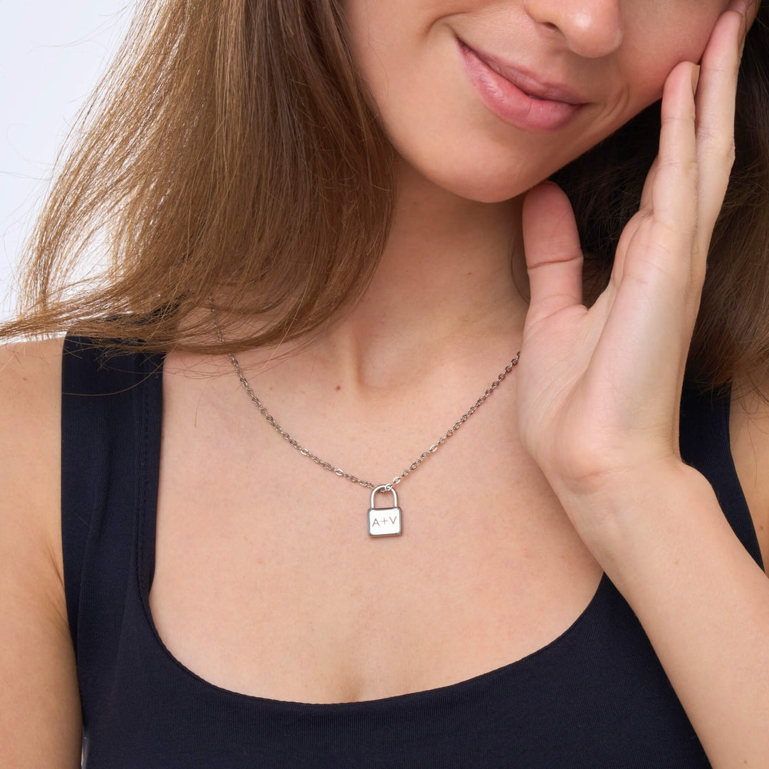 Personalized Lock Necklace