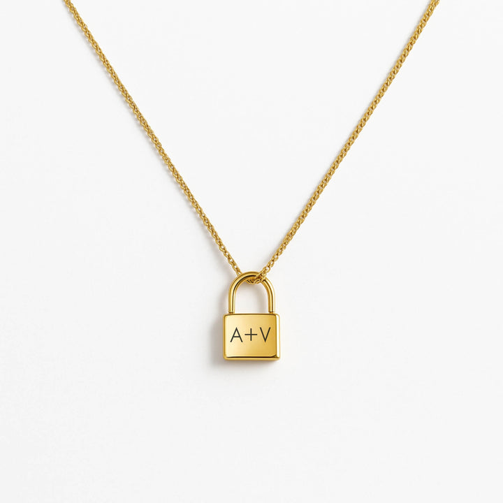 Personalized Lock Necklace