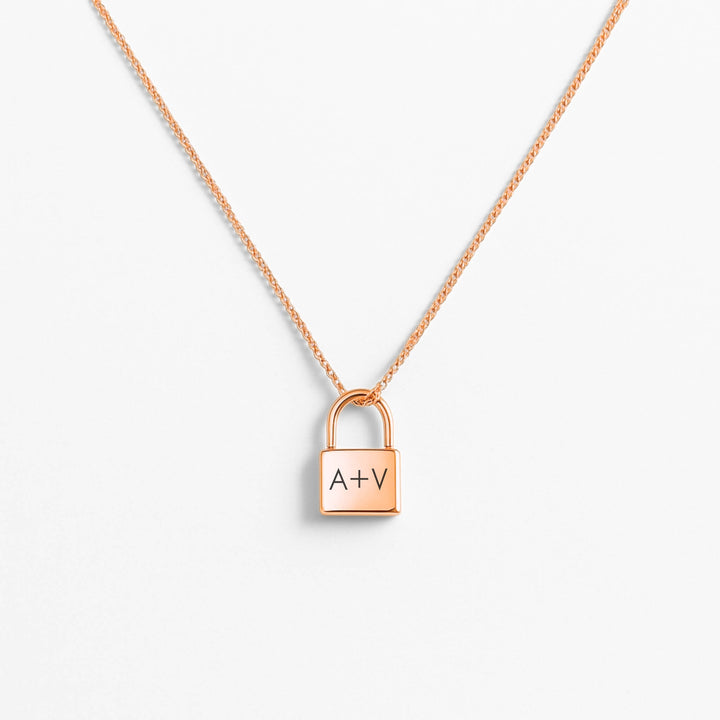 Personalized Lock Necklace