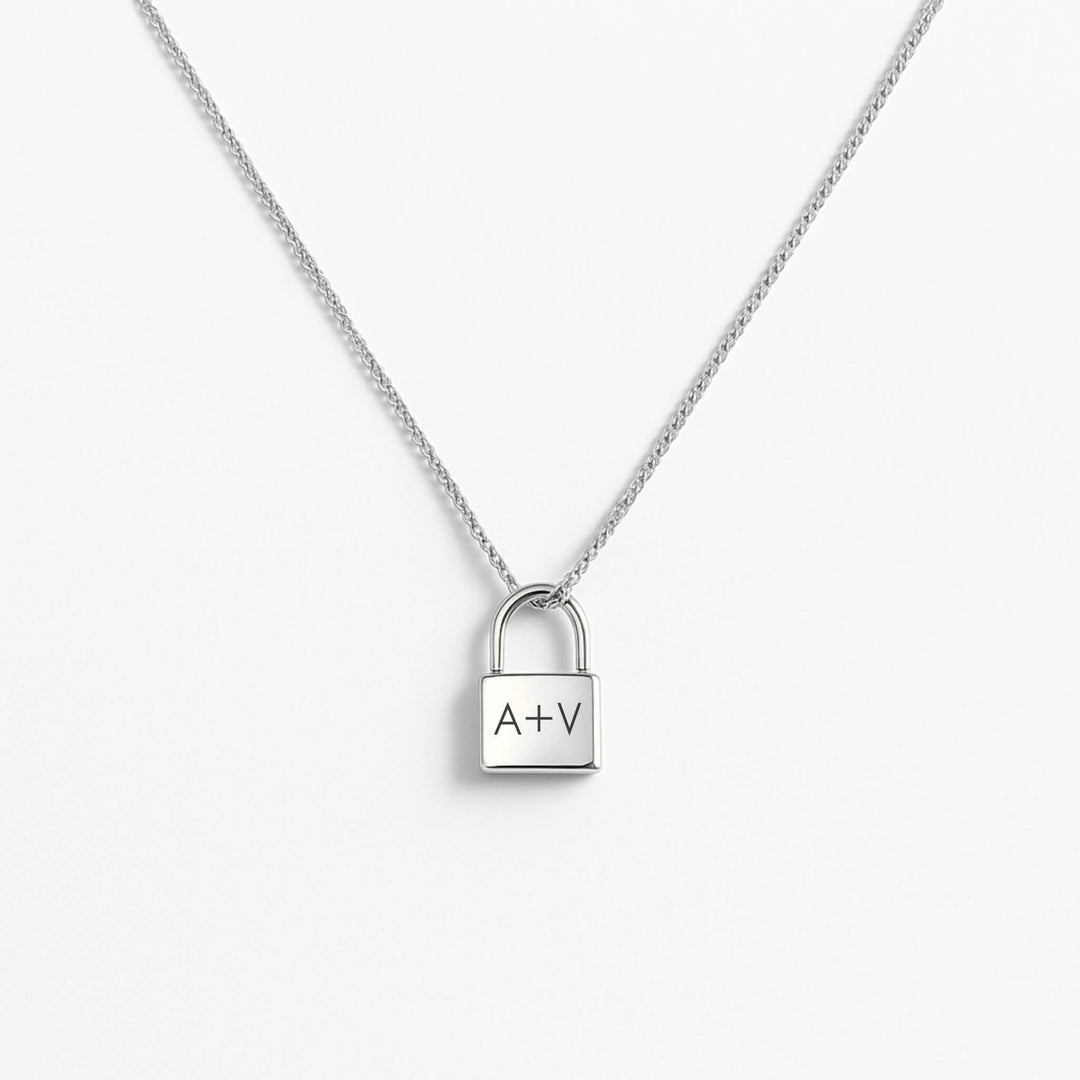 Personalized Lock Necklace