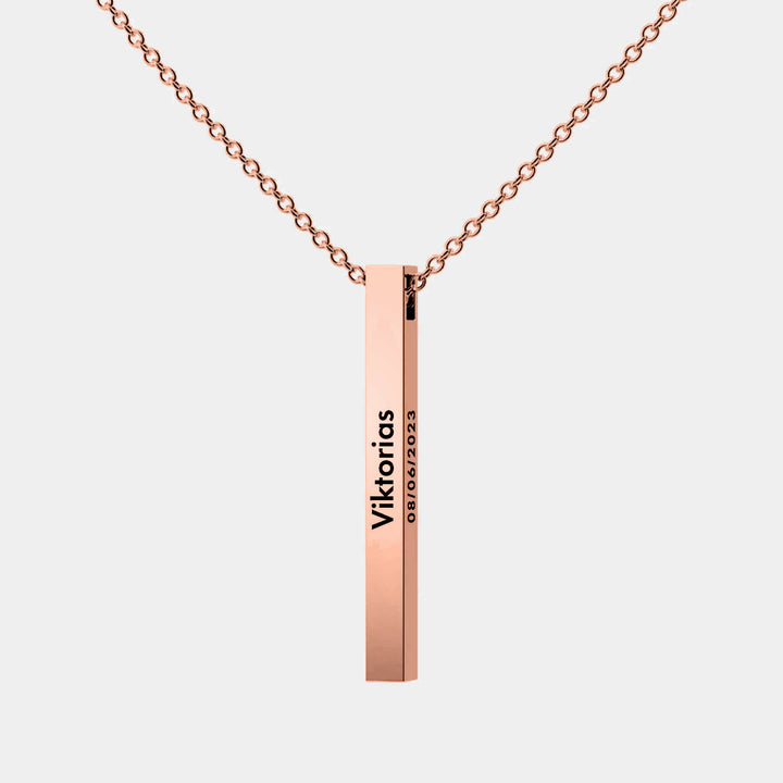 Personalized Bar Necklace